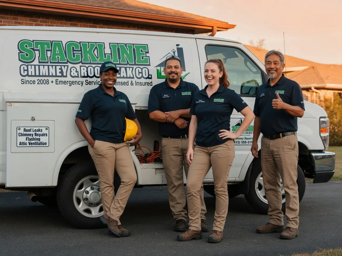Chimney flashing repair company in Reddick, IL